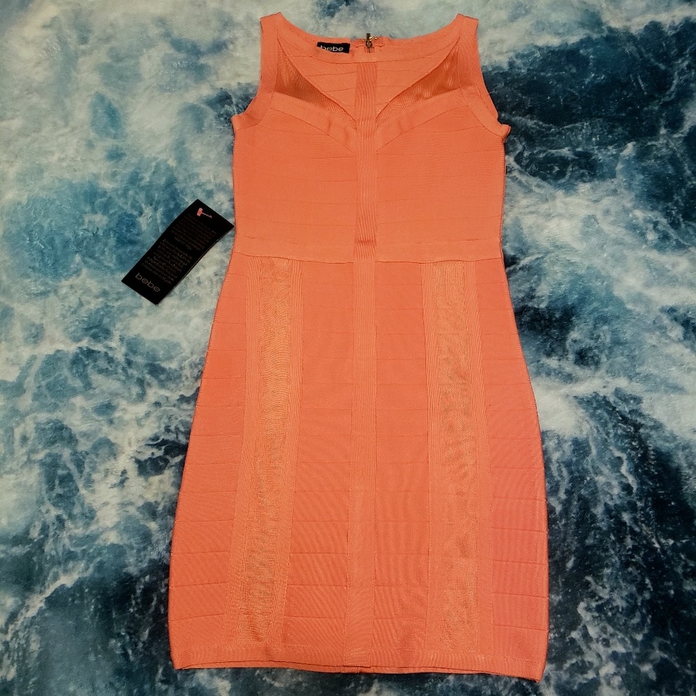 Bebe Bodycom Midi Sweater Dress NWT